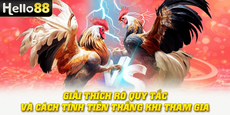 Giải thích rõ quy tắc và cách tính tiền thắng khi tham gia