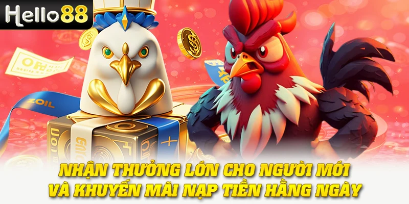 Nhận thưởng lớn cho người mới và khuyến mãi nạp tiền hằng ngày